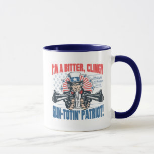 Taza Engranaje Arma-Toting amargo, ceñido del tío Sam