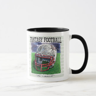 Taza Engranaje de Commish del fútbol de la fantasía
