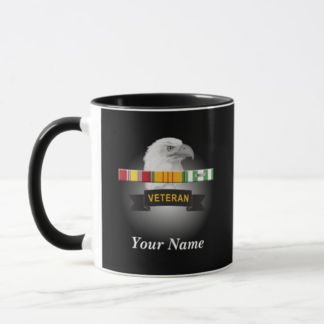 Taza Engranaje personalizado veterano de Vietnam (Izquierda)
