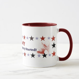 Taza Engranaje político de la fiesta del té