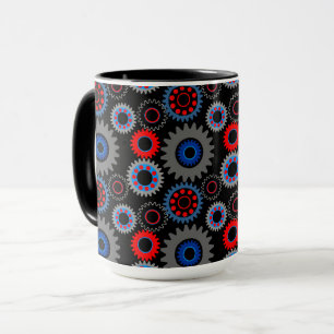 Taza Engranajes coloridos