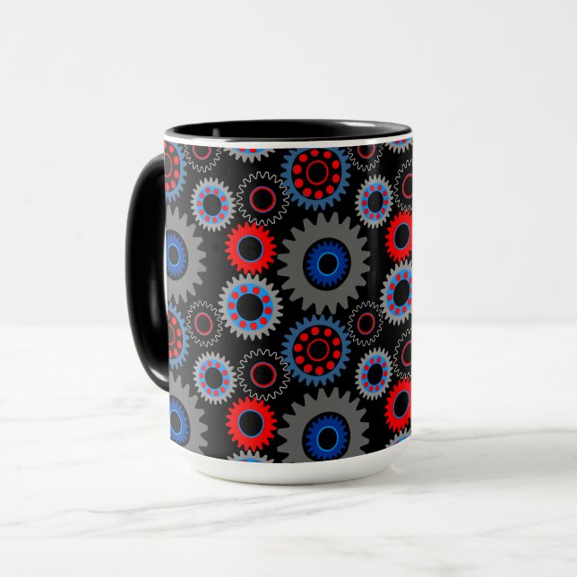 Taza Engranajes coloridos (Anverso izquierdo)