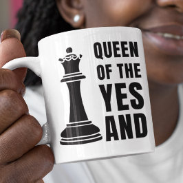 Taza Enhance Chess QUEEN OF THE SÍ AND Improvisation