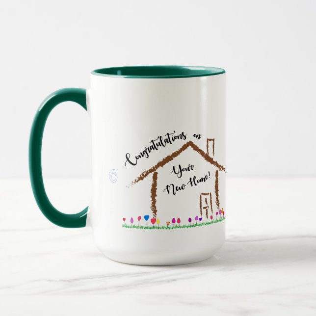 Taza * Enhorabuena en su nuevo hogar * (Izquierda)