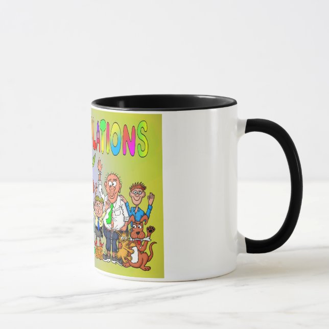 Taza Enhorabuena en su nuevo trabajo (Derecha)