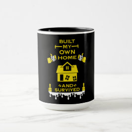 Taza Enhorabuena por la autoconstrucción en casa