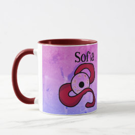 Taza Enigmático personalizado con ojos entrelazados