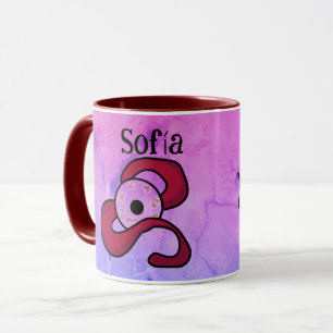 Taza Enigmático personalizado con ojos entrelazados