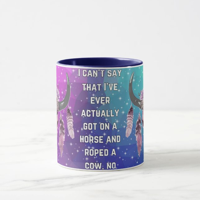 Taza enlazó una vaca (Centro)