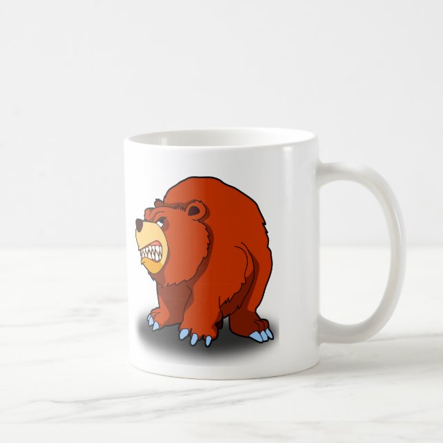 Taza enojada del oso (Derecha)