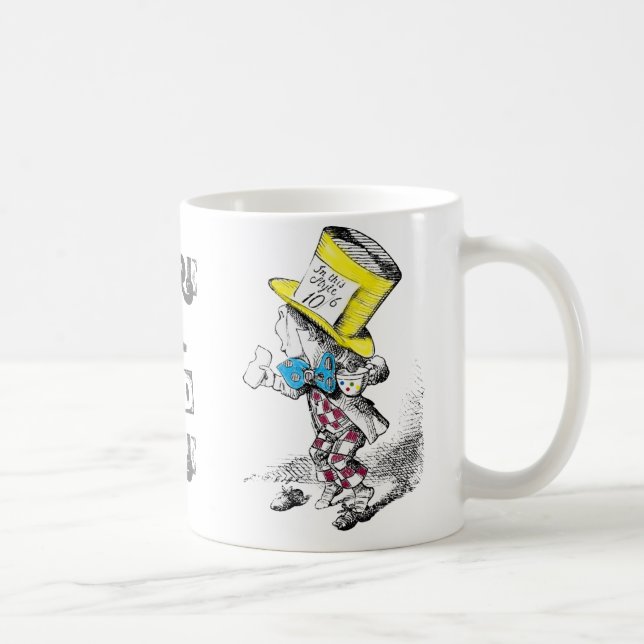 Taza enojada del regalo del sombrerero (Derecha)
