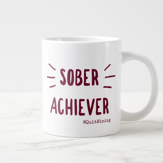 Taza enorme #1 del cumplidor sobrio (Derecha)