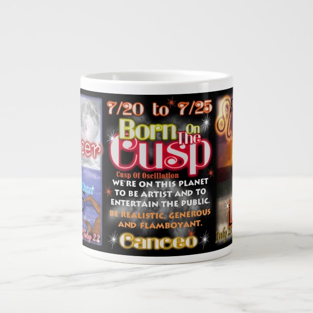 Taza enorme 7/20 a 7/25 del cambio de signo del (Frente)
