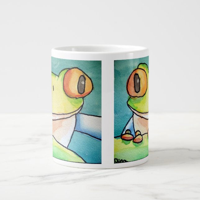 Taza enorme de la rana arbórea de Dina (imagen (Frente)
