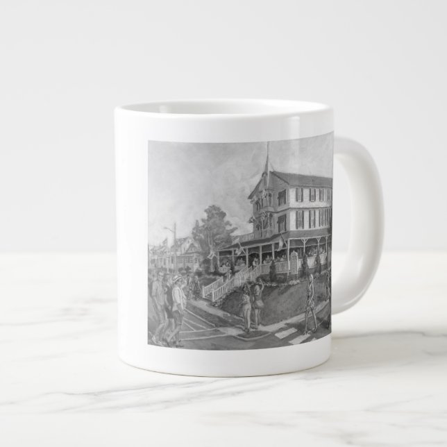 Taza enorme de pintura "de la casa de Parker" (Derecha)
