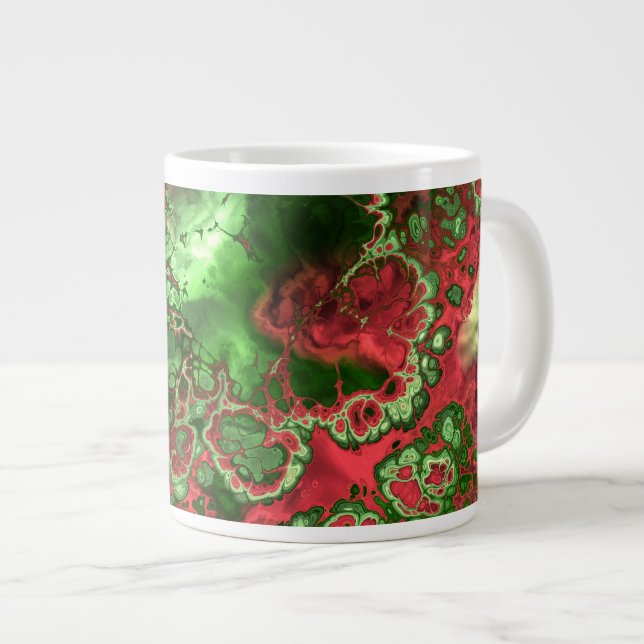Taza enorme del arte 2-4 del fractal (Derecha)