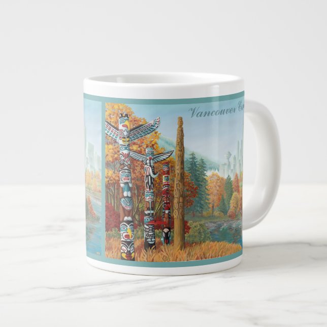 Taza enorme del arte del parque de Stanley de la (Derecha)