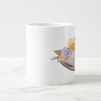 Taza enorme floral de Ulu
