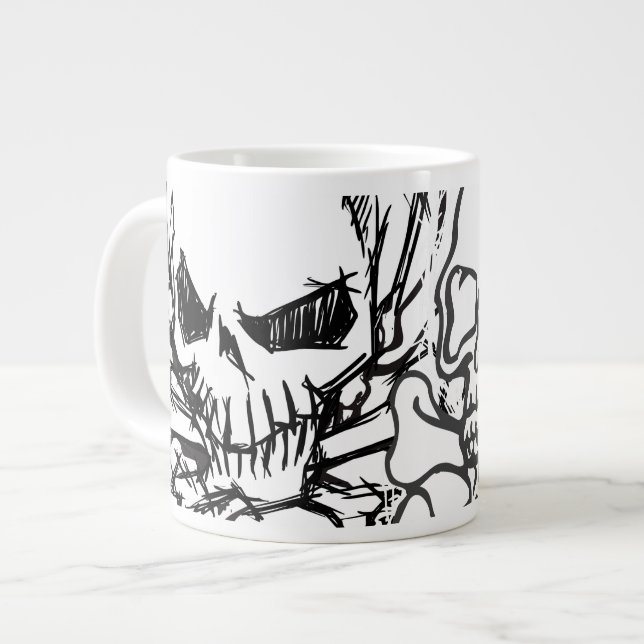 TAZA ENORME TRAVIESA DE OXYGENTEES (Izquierda)