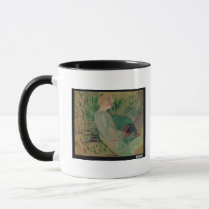 Taza Enrique de Toulouse-Lautrec el el diván,