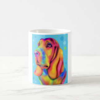 Taza enrrollada de Basset Hound