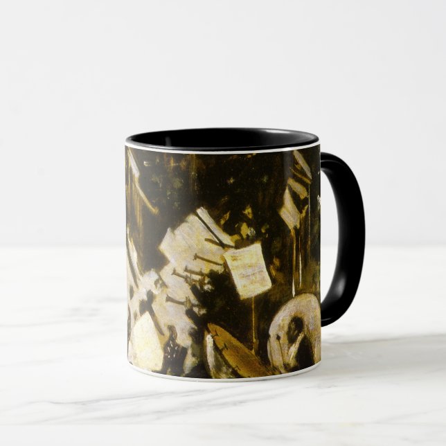 Taza Ensayo de la Orquesta de Pasdeloup por JS Sargent (Anverso derecho)