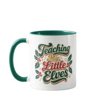 Enseñando a mis pequeños elfos Profesor de Navidad