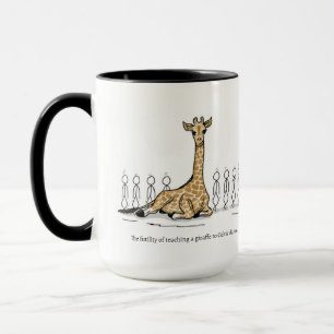 Taza Enseñando una jirafa al baile celta 15oz Mug