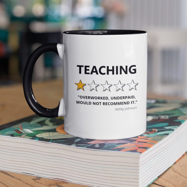 Taza Enseñanza Divertida No Recomendaría (Subido por el creador)
