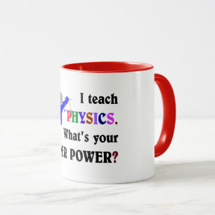 Taza Enseño Física. ¿Cuál es tu superpoder?