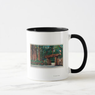Taza Entrada a los árboles grandes parque, el condado
