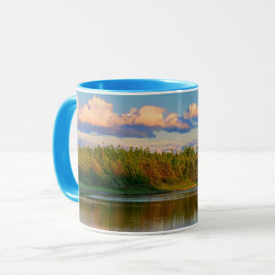 Taza Entrada al atardecer Nuevo Brunswick, Canadá