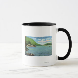 Taza Entrada de Huletts a los estrechos, la isla de