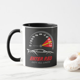 Taza 'Entrar en Rojo: Desafía Todos los Límites'
