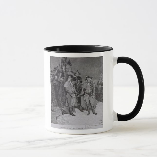 Taza Entrega de Fort William y de Maria (Derecha)