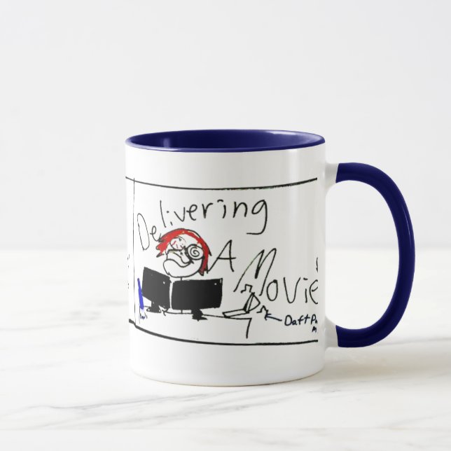 Taza entrega de una película (Derecha)