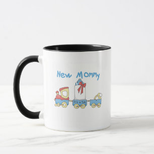 Taza Entrena a la nueva mamá de camisetas y regalos