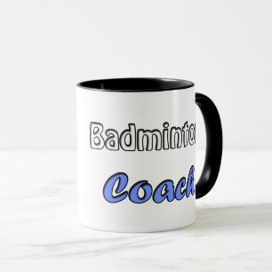 Taza Entrenador de Badminton