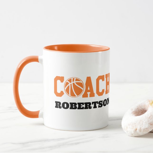 Taza Entrenador de baloncesto (Con donut)