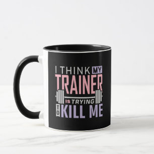 Taza Entrenador de Fitness Divertido Humor - Está Trata
