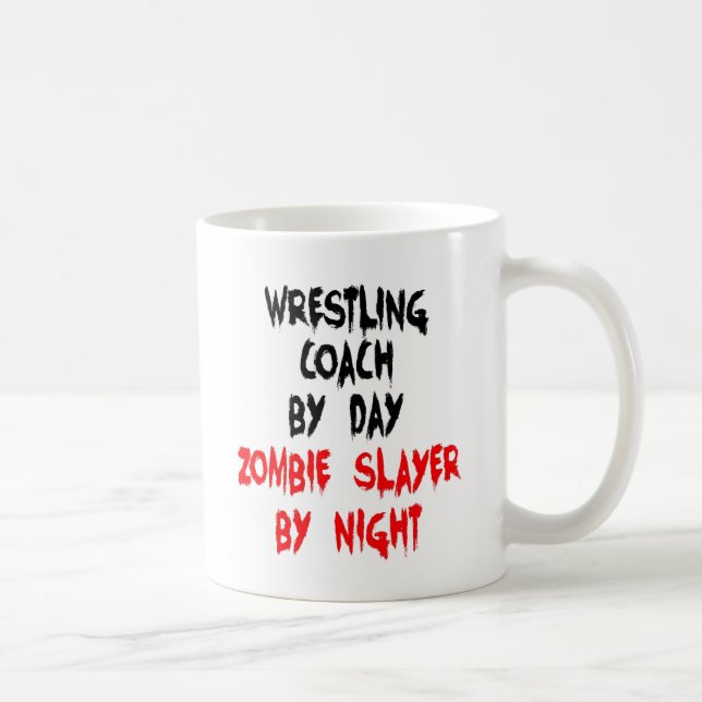 Taza Entrenador Zombie Slayer Wrestling (Derecha)