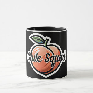 Taza Entrenamiento de Fitness Glute Squad Melocotón