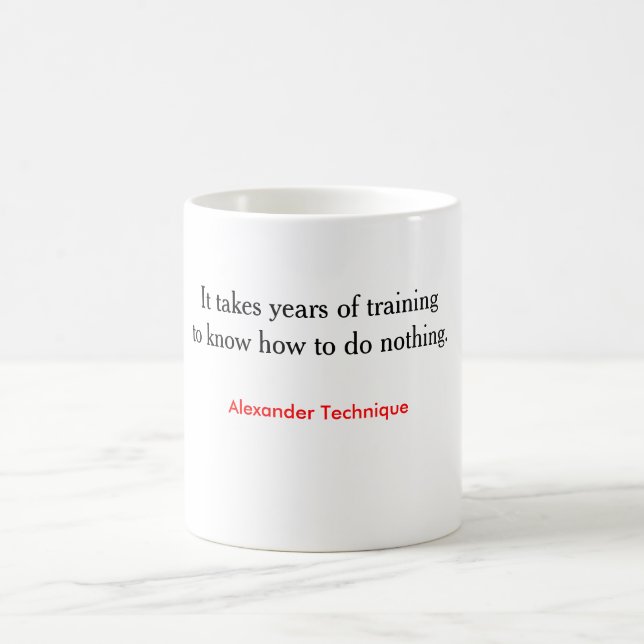 Taza - entrenamiento para no hacer nada (Centro)