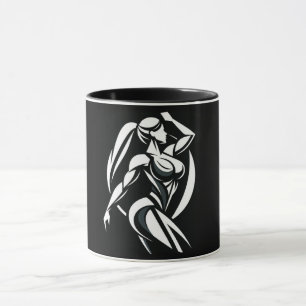 Taza Entrenamiento Personal de Fitness Mujer Fuerte Min