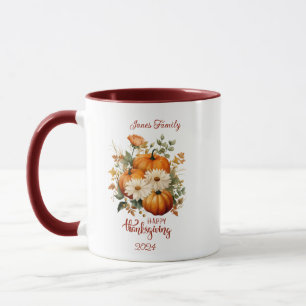 Taza Entretenimiento de Acción de Gracias Elegante Pers