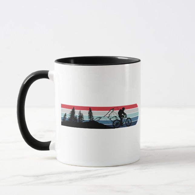 Taza Entusiasta del ciclismo de montaña (Izquierda)