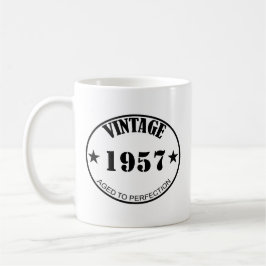 Taza envejecida vintage personalizable adaptable