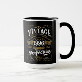 Taza Envejecido A La Perfección Vintage 1996 Cumpleaños