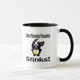 Taza Envenenamiento con monóxido de carbono apesta a la