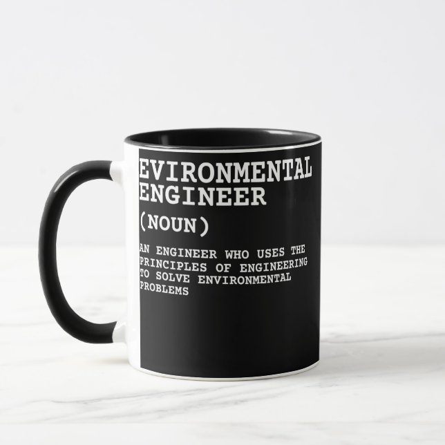 Taza Environmental Engineer And Environmental Science (Izquierda)